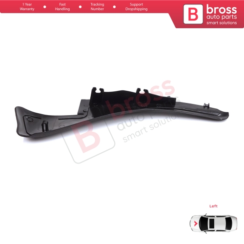 Windshield Moulding Trim Grille Bracket Strip Left for Renault Master MK3 Nissan NV400 Interstar Vauxhall Opel Movano B 668110012R