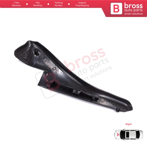 Windshield Moulding Trim Grille Bracket Strip Right for Renault Master MK3 Nissan NV400 Interstar Vauxhall Opel Movano B 668100009R