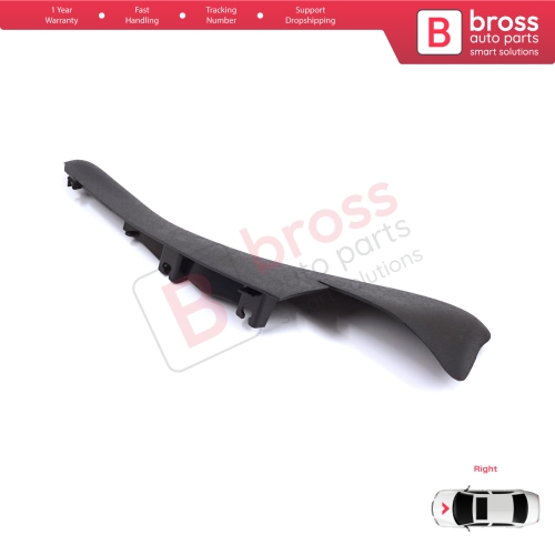 Windshield Moulding Trim Grille Bracket Strip Right for Renault Master MK3 Nissan NV400 Interstar Vauxhall Opel Movano B 668100009R