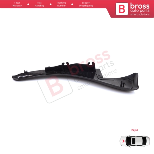 Windshield Moulding Trim Grille Bracket Strip Right for Renault Master MK3 Nissan NV400 Interstar Vauxhall Opel Movano B 668100009R