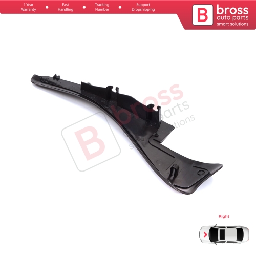 Windshield Moulding Trim Grille Bracket Strip Right for Renault Master MK3 Nissan NV400 Interstar Vauxhall Opel Movano B 668100009R