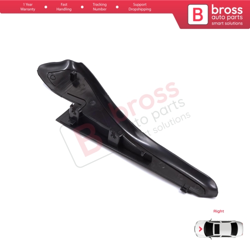 Windshield Moulding Trim Grille Bracket Strip Right for Renault Master MK3 Nissan NV400 Interstar Vauxhall Opel Movano B 668100009R