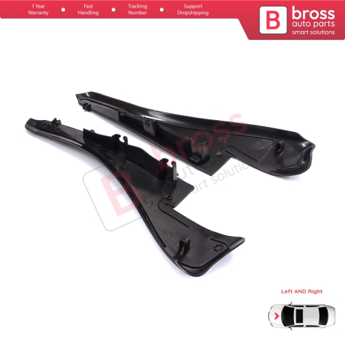 Windshield Moulding Trim Grille Bracket Strip Left Right for Renault Master MK3 Nissan NV400 Interstar Vauxhall Opel Movano B 668100009R 668110012R