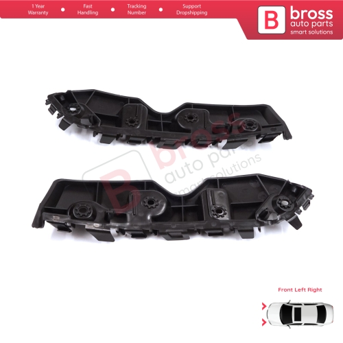 Front Bumper Mount Holder Support Bracket Left Right for Renault Dacia Duster MK1 HS 2010-2017 622230010R 622220011R