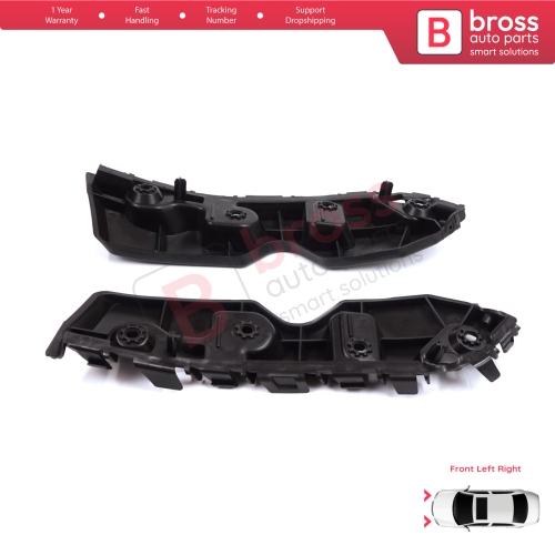 Front Bumper Mount Holder Support Bracket Left Right for Renault Dacia Duster MK1 HS 2010-2017 622230010R 622220011R