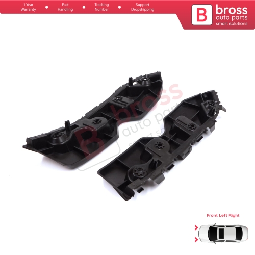 Front Bumper Mount Holder Support Bracket Left Right for Renault Dacia Duster MK1 HS 2010-2017 622230010R 622220011R