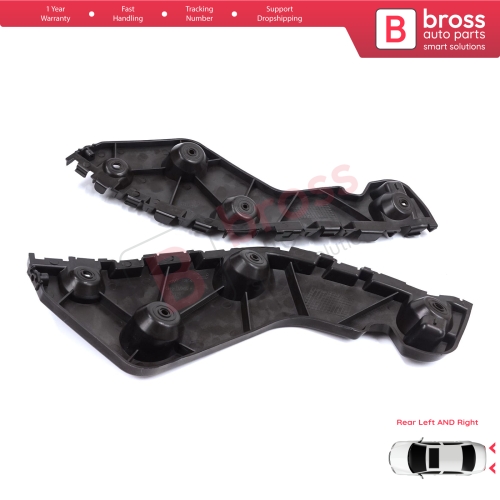 Rear Bumper Mount Holder Support Bracket Left Right for Renault Dacia Duster MK1 HS 2010-2017 622200010R 622210009R