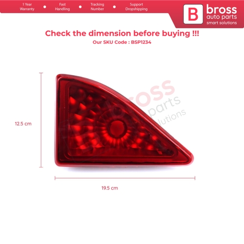 Rear Door Stop Lamp 3rd Brake Light For Renault Master MK3 Opel Vauxhall Movano B Nissan NV400 Interstar X62B 265900021R