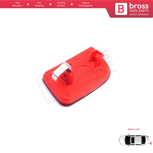 Rear Left Side Bumper Reflex Reflector for Renault Master 3 Scenic 2 Nissan NV400 Interstar Vauxhall Opel Movano B X62 8200152642