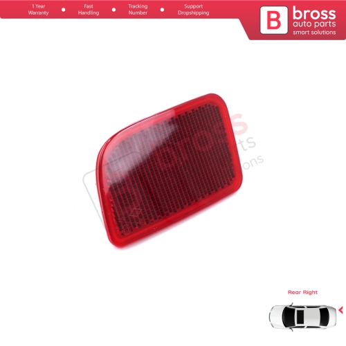 Rear Right Side Bumper Reflex Reflector for Renault Master 3 Scenic 2 Nissan NV400 Interstar Vauxhall Opel Movano B X62 8200152643