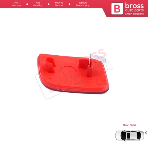 Rear Right Side Bumper Reflex Reflector for Renault Master 3 Scenic 2 Nissan NV400 Interstar Vauxhall Opel Movano B X62 8200152643