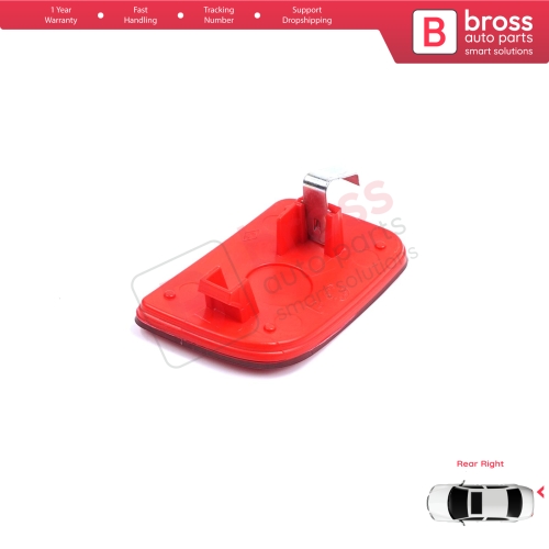 Rear Right Side Bumper Reflex Reflector for Renault Master 3 Scenic 2 Nissan NV400 Interstar Vauxhall Opel Movano B X62 8200152643