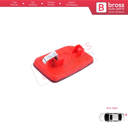 Rear Right Side Bumper Reflex Reflector for Renault Master 3 Scenic 2 Nissan NV400 Interstar Vauxhall Opel Movano B X62 8200152643