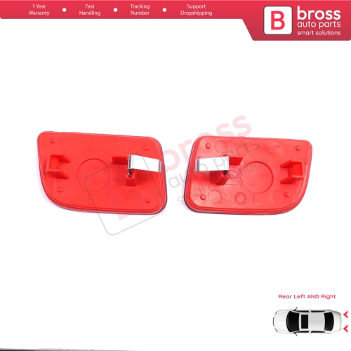 Rear Right Left Side Bumper Reflex Reflector for Renault Master 3 Scenic 2 Nissan NV400 Interstar Vauxhall Opel Movano B X62 8200152642 8200152643