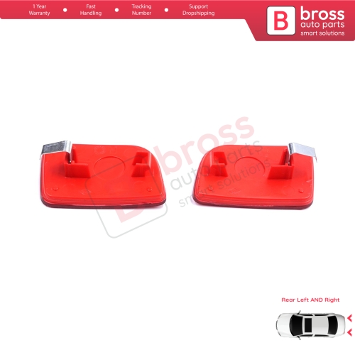 Rear Right Left Side Bumper Reflex Reflector for Renault Master 3 Scenic 2 Nissan NV400 Interstar Vauxhall Opel Movano B X62 8200152642 8200152643