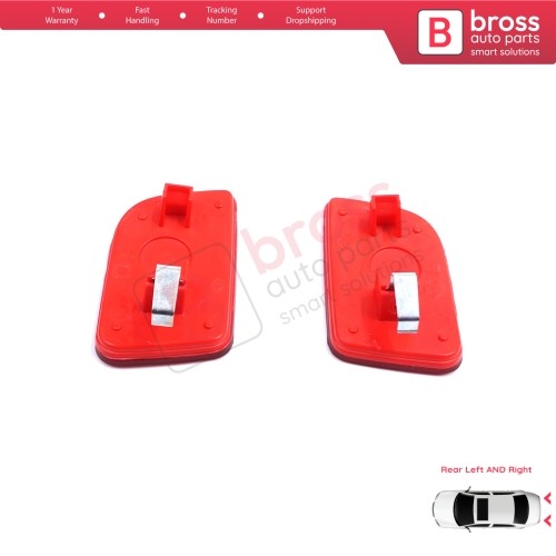 Rear Right Left Side Bumper Reflex Reflector for Renault Master 3 Scenic 2 Nissan NV400 Interstar Vauxhall Opel Movano B X62 8200152642 8200152643