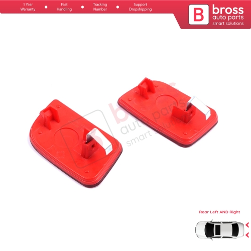 Rear Right Left Side Bumper Reflex Reflector for Renault Master 3 Scenic 2 Nissan NV400 Interstar Vauxhall Opel Movano B X62 8200152642 8200152643