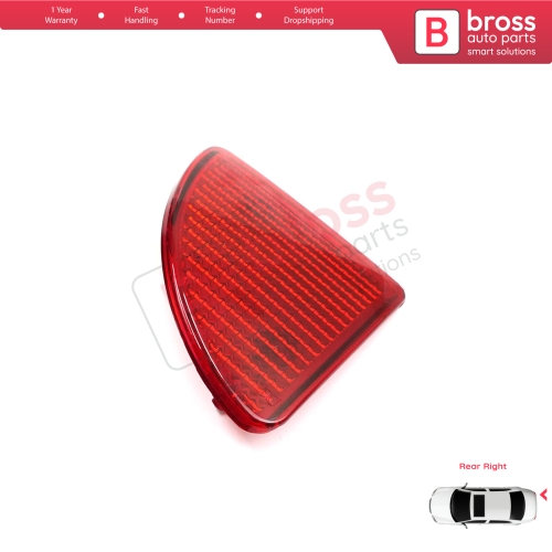 Rear Right Side Bumper Reflex Reflector for Renault Kangoo MK1 Express Nissan Kubistar X76 Dacia Logan MK1 KS MCV Van 2004-2008 7700308719