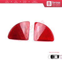 Rear Left Right Side Bumper Reflex Reflector for Renault Kangoo MK1 Express Nissan Kubistar X76 Dacia Logan MK1 KS MCV Van 2004-2008 77003087207700308719