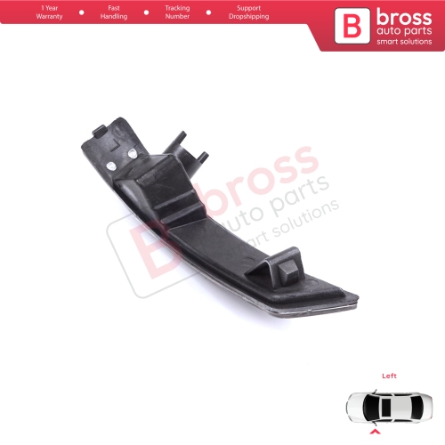 Left Side Door Wing Mirror White Clear Indicator Lamp Lens for Ford Focus 2007-2020 Mondeo MK4 2007-2015 8M5113B383AA