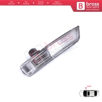 Right Side Door Wing Mirror White Clear Indicator Lamp Lens for Ford Focus 2007-2020 Mondeo MK4 2007-2015 8M5113B384AA