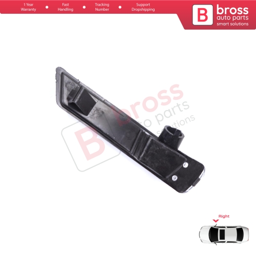 Right Side Door Wing Mirror White Clear Indicator Lamp Lens for Ford Focus 2007-2020 Mondeo MK4 2007-2015 8M5113B384AA