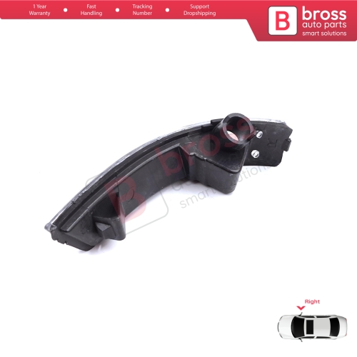 Right Side Door Wing Mirror White Clear Indicator Lamp Lens for Ford Focus 2007-2020 Mondeo MK4 2007-2015 8M5113B384AA