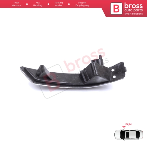 Right Side Door Wing Mirror White Clear Indicator Lamp Lens for Ford Focus 2007-2020 Mondeo MK4 2007-2015 8M5113B384AA