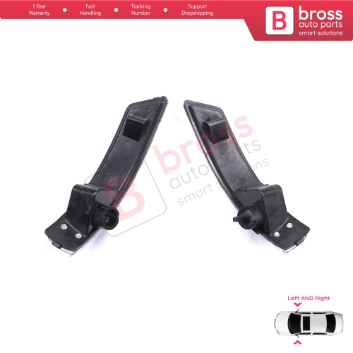 Side Door Wing Mirror White Clear Indicator Lamp Lens Left Right for Ford Focus 2007-2020 Mondeo MK4 2007-2015 1872845 1872847 