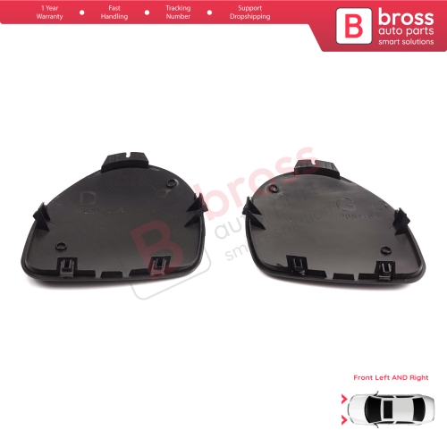 Front Bumper Fog Light Frame Cover Left Right for Renault Clio MK2 Phase 1 1998-2002 7701205718