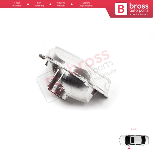 Left Side Door Wing Mirror White Clear Indicator Lamp Lens for Mercedes Sprinter MK3 907 910 2018-On 9109064700