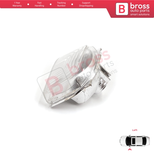 Left Side Door Wing Mirror White Clear Indicator Lamp Lens for Mercedes Sprinter MK3 907 910 2018-On 9109064700