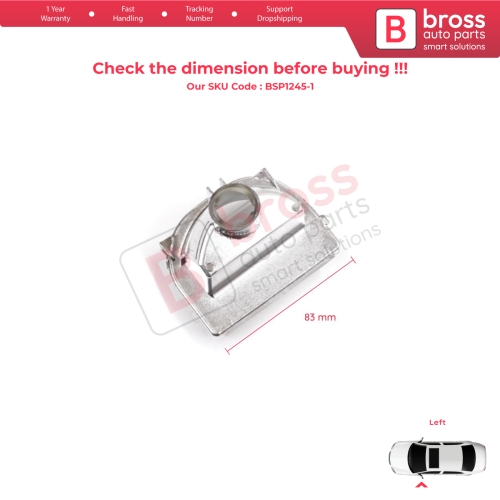 Left Side Door Wing Mirror White Clear Indicator Lamp Lens for Mercedes Sprinter MK3 907 910 2018-On 9109064700