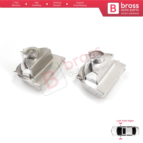 Side Door Wing Mirror White Clear Indicator Lamp Lens Left Right for Mercedes Sprinter MK3 907 910 2018-On 9109064700 9109064600