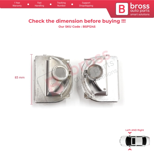 Side Door Wing Mirror White Clear Indicator Lamp Lens Left Right for Mercedes Sprinter MK3 907 910 2018-On 9109064700 9109064600