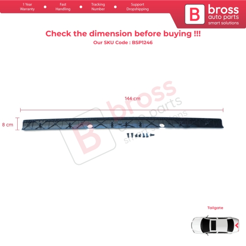 Rear Panel Door Sill Trim Bottom Plate for Mercedes Sprinter W901 W902 W903 W904 VW LT MK2 1996-2006 9017660119