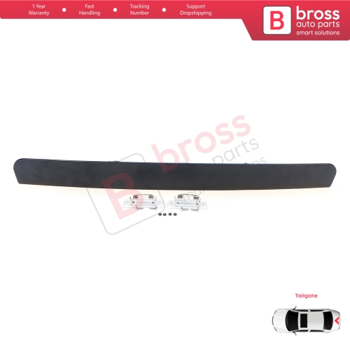 Rear Tailgate Number Plate Light Housing Strip For VW Transporter T5 2003-2015 7E0827329F