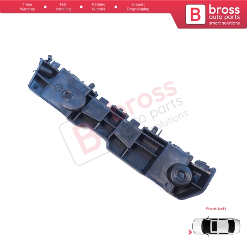 Front Left Bumper Mount Holder Support Bracket for Renault Dacia Logan Sandero Stepway MK2 Symbol MK3 Facelift 2017-On  631438295R