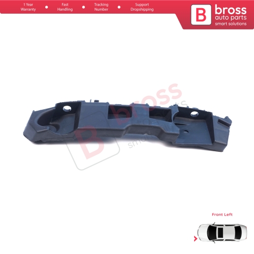 Front Left Bumper Mount Holder Support Bracket for Renault Dacia Logan Sandero Stepway MK2 Symbol MK3 Facelift 2017-On  631438295R