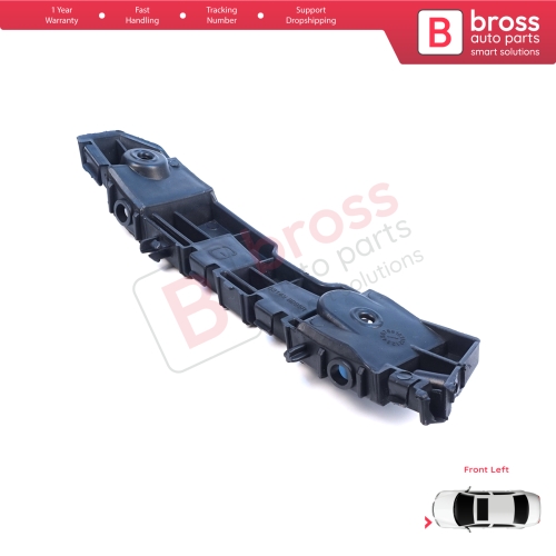 Front Left Bumper Mount Holder Support Bracket for Renault Dacia Logan Sandero Stepway MK2 Symbol MK3 Facelift 2017-On  631438295R