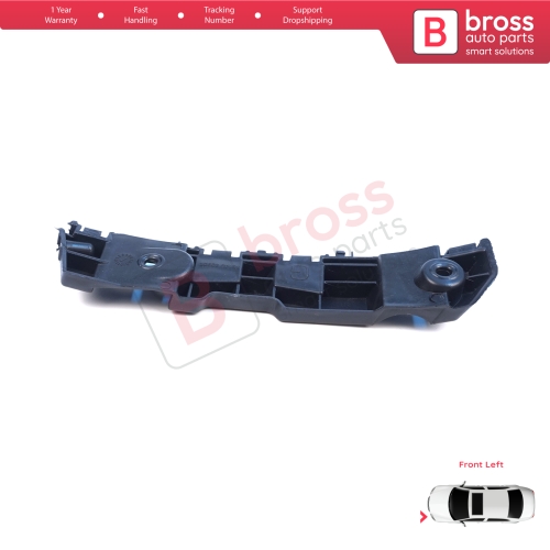 Front Left Bumper Mount Holder Support Bracket for Renault Dacia Logan Sandero Stepway MK2 Symbol MK3 Facelift 2017-On  631438295R