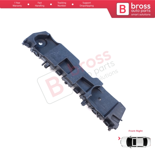 Front Right Bumper Mount Holder Support Bracket for Renault Dacia Logan Sandero Stepway MK2 Symbol MK3 Facelift 2017-On  631427999R