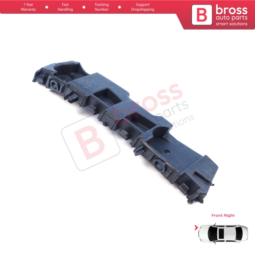 Front Right Bumper Mount Holder Support Bracket for Renault Dacia Logan Sandero Stepway MK2 Symbol MK3 Facelift 2017-On  631427999R