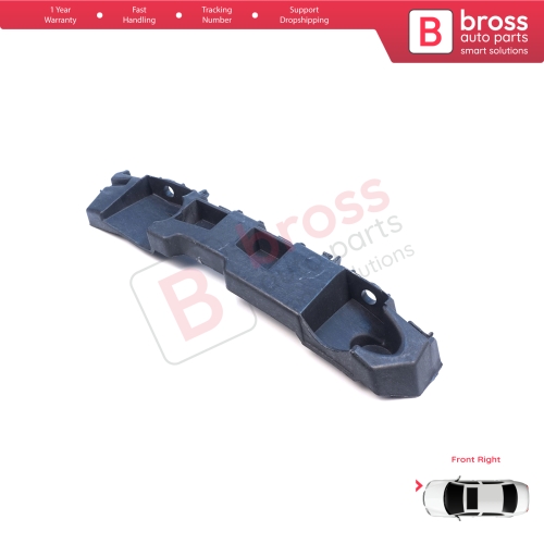 Front Right Bumper Mount Holder Support Bracket for Renault Dacia Logan Sandero Stepway MK2 Symbol MK3 Facelift 2017-On  631427999R