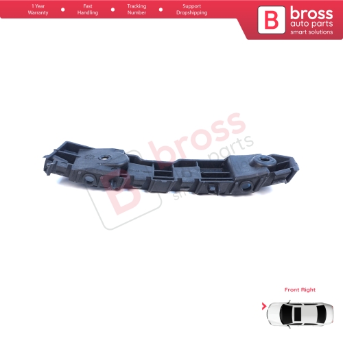 Front Right Bumper Mount Holder Support Bracket for Renault Dacia Logan Sandero Stepway MK2 Symbol MK3 Facelift 2017-On  631427999R