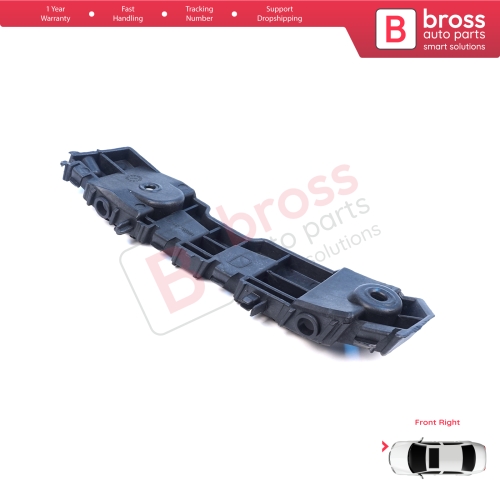 Front Right Bumper Mount Holder Support Bracket for Renault Dacia Logan Sandero Stepway MK2 Symbol MK3 Facelift 2017-On  631427999R