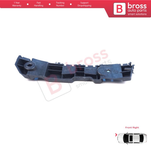 Front Right Bumper Mount Holder Support Bracket for Renault Dacia Logan Sandero Stepway MK2 Symbol MK3 Facelift 2017-On  631427999R