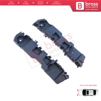 Front Left Right Bumper Mount Holder Support Bracket for Renault Dacia Logan Sandero Stepway MK2 Symbol MK3 Facelift 2017-On  631438295R 631427999R