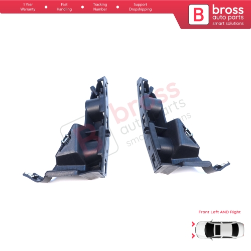 Front Left Right Bumper Mount Holder Support Bracket for Renault Symbol Thalia MK2 LU 2008-2012 8200699903 8200699911