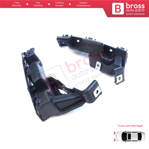 Front Left Right Bumper Mount Holder Support Bracket for Renault Symbol Thalia MK2 LU 2008-2012 8200699903 8200699911